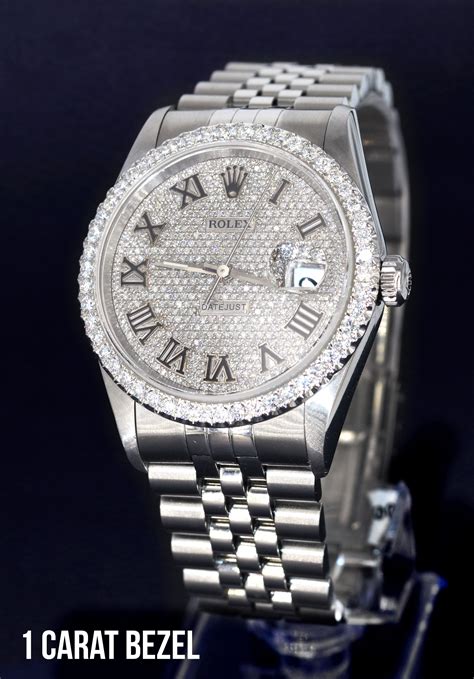 rolex con diamantes para hombre|rolex men's watch.